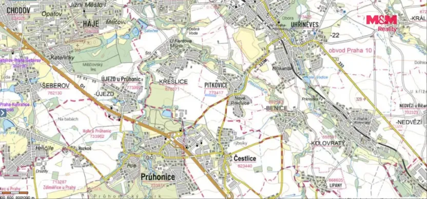 Prodej pole, Praha - Pitkovice, 12269 m2