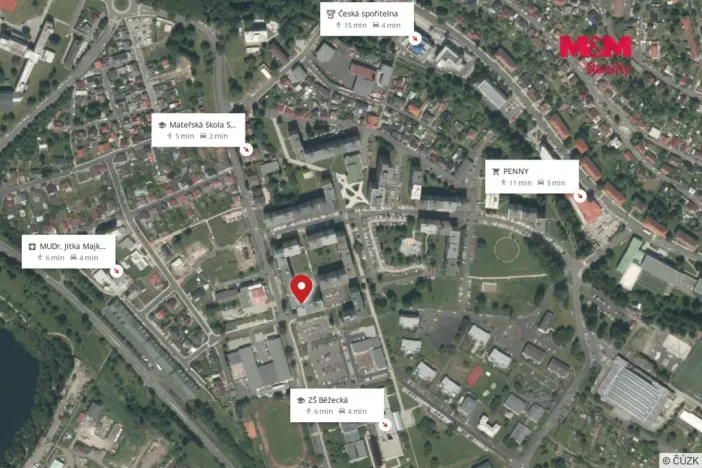 Prodej bytu 3+1, Sokolov, Atletická, 84 m2