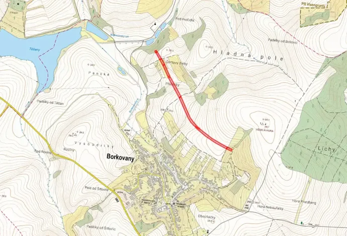Prodej pole, Borkovany, 17558 m2