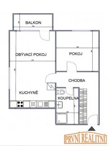 Pronájem bytu 2+kk, Uherský Brod, U Mlýnů, 51 m2
