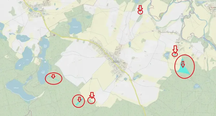 Prodej lesa, Novosedly nad Nežárkou, 67560 m2