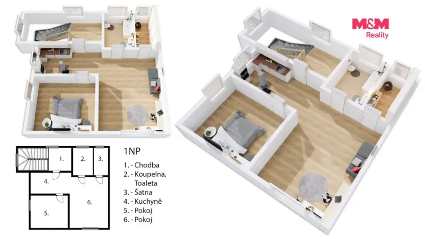 Pronájem rodinného domu, Praha - Chodov, Vycpálkova, 160 m2