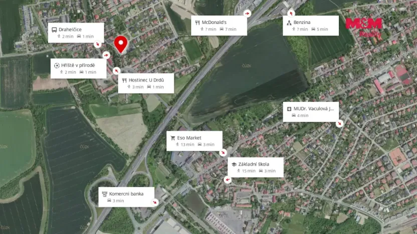 Prodej rodinného domu, Drahelčice, Malá Strana, 180 m2