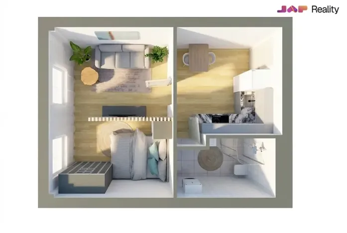 Prodej bytu 2+kk, Brno, Holzova, 33 m2