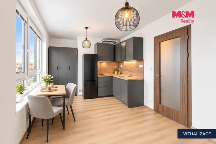 Prodej bytu 1+kk, Praha - Ruzyně, Stočesova, 26 m2