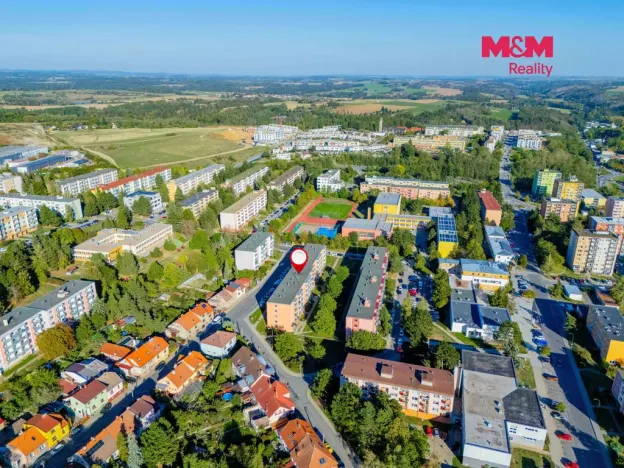 Prodej bytu 1+1, Třebíč - Nové Dvory, Benešova, 34 m2