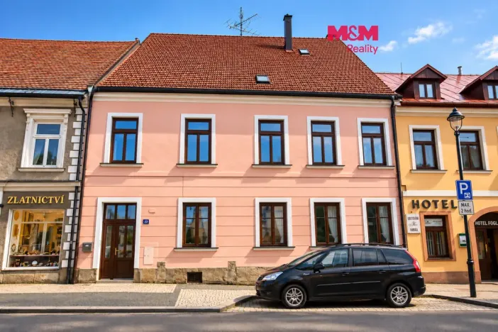 Prodej rodinného domu, Nová Bystřice, Mírové nám., 320 m2