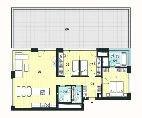 Prodej bytu 4+kk, Znojmo, 98 m2