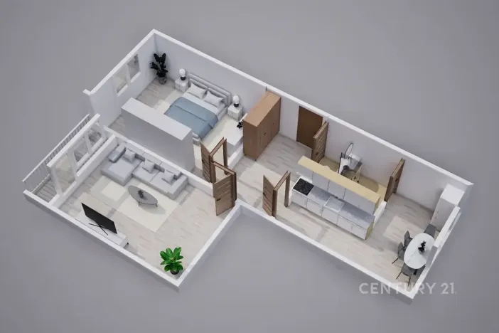 Prodej bytu 2+1, Bohušovice nad Ohří, Zahradní, 56 m2