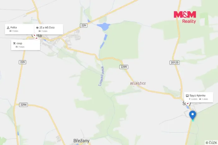 Prodej pozemku pro bydlení, Šípy, 4405 m2