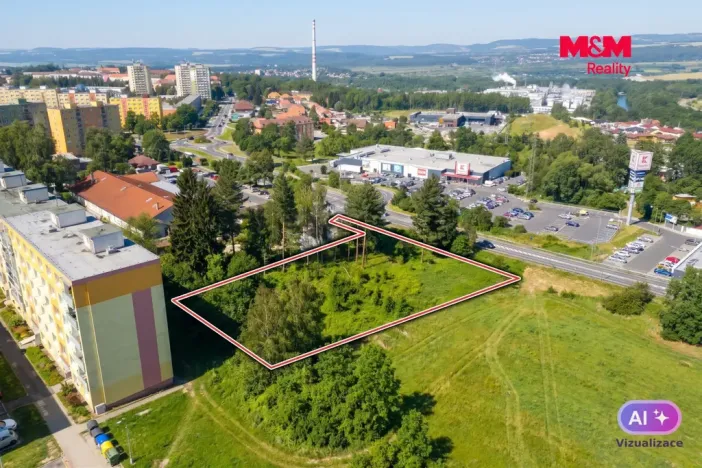 Prodej komerčního pozemku, Sokolov, Karla Havlíčka Borovského, 2821 m2