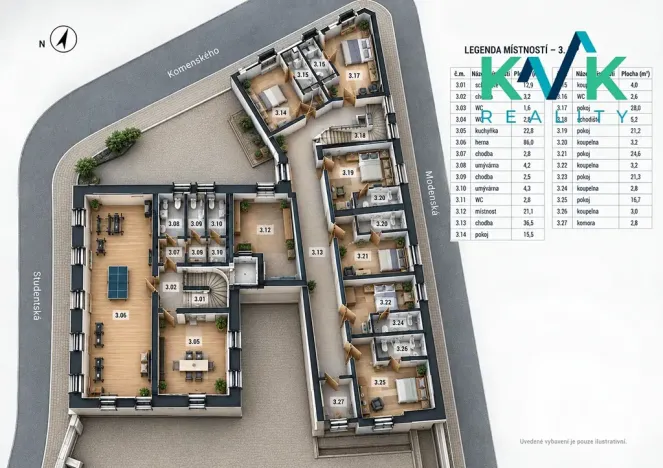 Prodej ubytování, Karlovy Vary, Studentská, 1127 m2