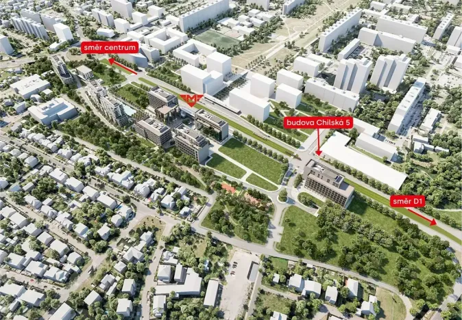 Prodej komerčního pozemku, Praha - Chodov, Chilská, 2987 m2