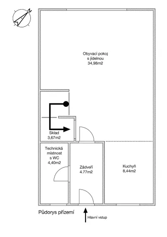 Prodej rodinného domu, Rosice, Větrná, 110 m2