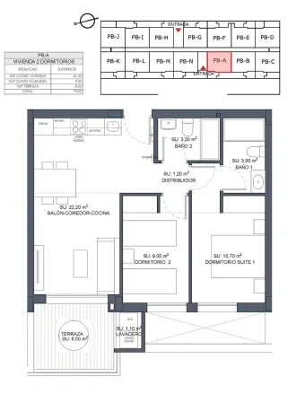 Prodej bytu 3+kk, Benijófar, Španělsko, 61 m2