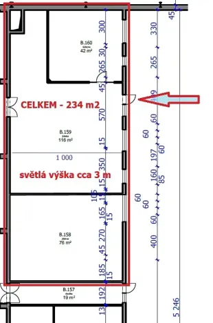 Pronájem skladu, Louny, Postoloprtská, 234 m2