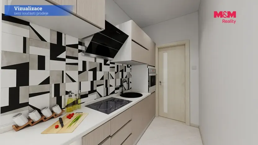 Prodej bytu 2+1, Děčín - Děčín VI-Letná, Za Bažantnicí, 50 m2