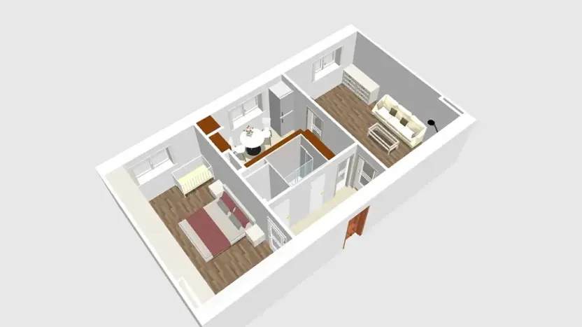 Prodej bytu 2+1, Kuřim, Na Královkách, 55 m2