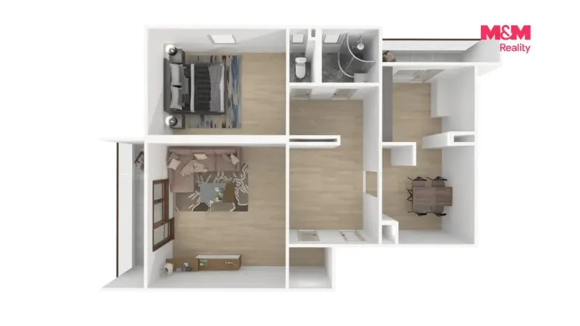 Pronájem bytu 2+1, Horní Bělá, 65 m2