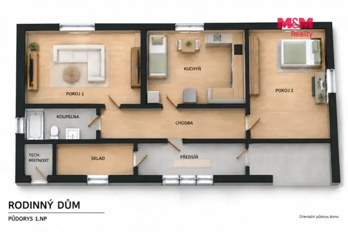 Prodej rodinného domu, Bobnice - Kovansko, Krátká, 80 m2
