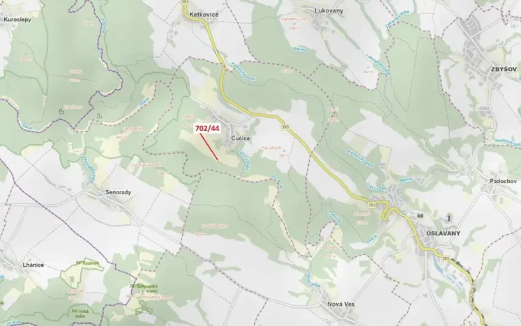 Dražba lesa, Čučice, 112 m2