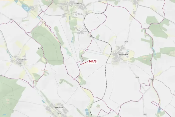 Dražba lesa, Horní Újezd, 264 m2