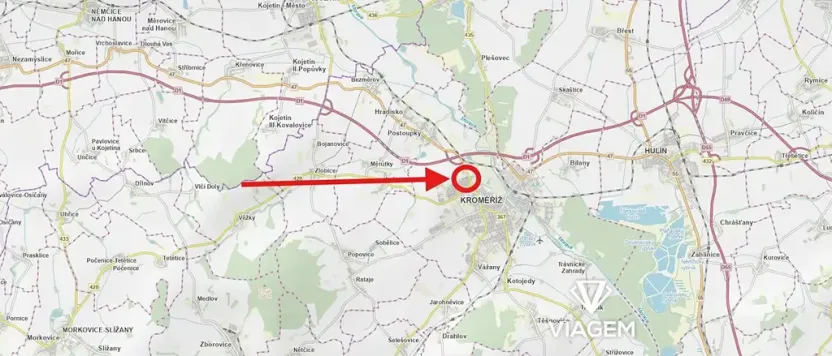 Prodej podílu zahrady, Kroměříž, 1191 m2