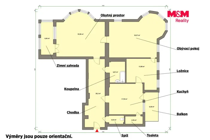 Pronájem bytu 3+1, Vejprty, Moskevská, 129 m2