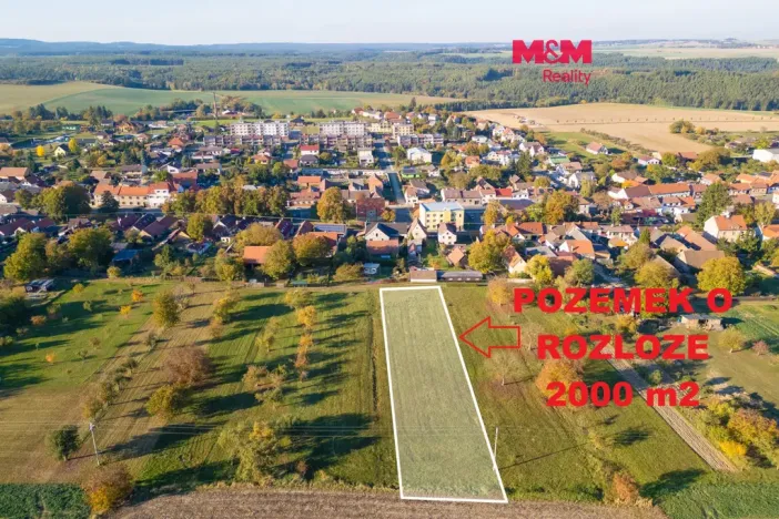 Prodej zahrady, Kožlany, 2000 m2