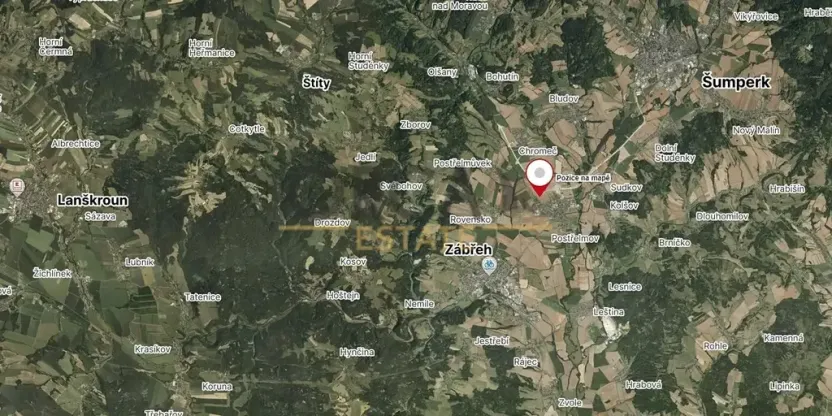 Prodej pozemku, Postřelmov, 9710 m2