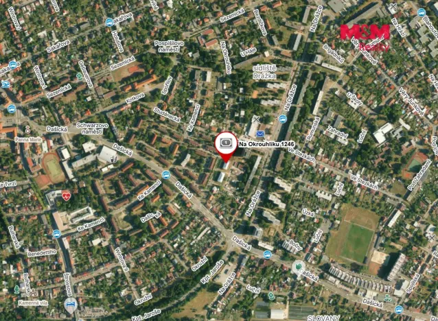 Pronájem bytu 1+1, Pardubice - Bílé Předměstí, Na Okrouhlíku, 28 m2