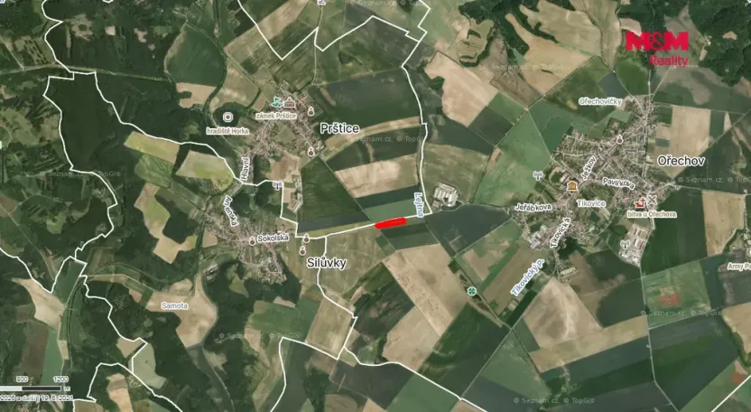 Prodej pole, Ořechov, 10404 m2