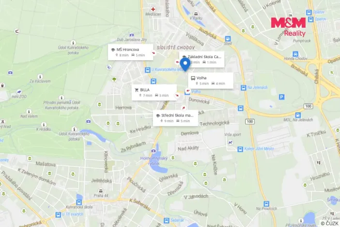 Prodej bytu 3+kk, Praha - Chodov, Láskova, 74 m2