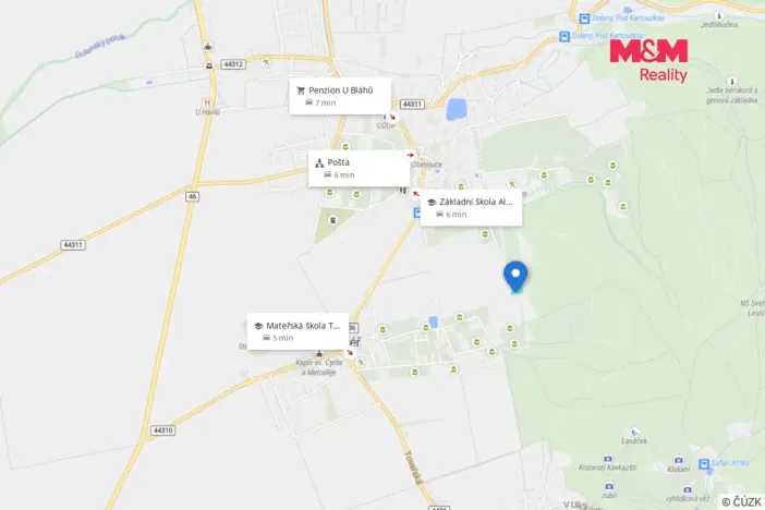 Prodej pozemku pro bydlení, Dolany, 983 m2