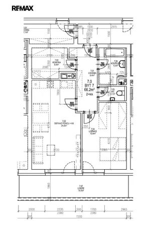 Pronájem bytu 2+kk, Plzeň, Rubínová, 66 m2