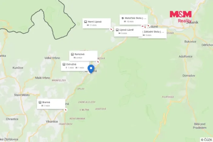 Prodej pozemku pro bydlení, Ostružná, 3665 m2
