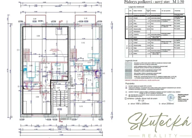 Pronájem bytu 3+kk, Hodonín, 92 m2