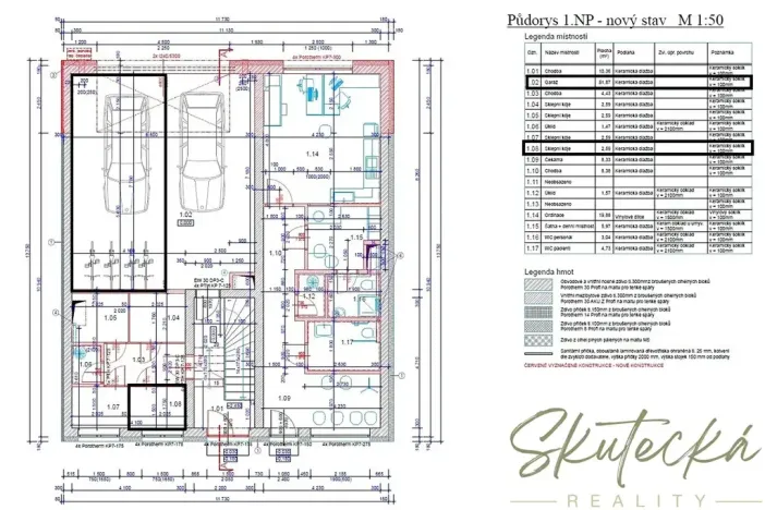 Pronájem bytu 3+kk, Hodonín, 92 m2