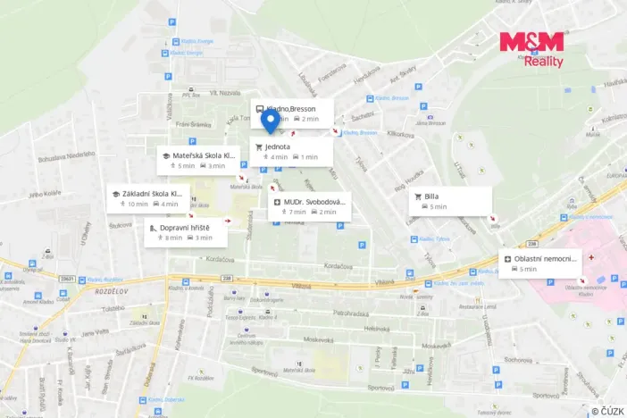 Prodej bytu 4+1, Kladno, Mládežnická, 86 m2
