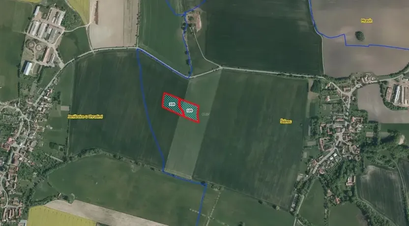 Prodej podílu pole, Jenišovice, 1656 m2