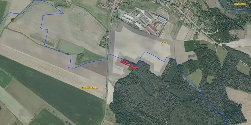 Prodej lesa, Němčice, 1392 m2