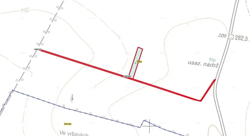 Prodej pole, Žleby, 2099 m2