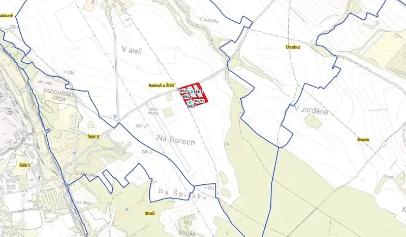 Prodej podílu pole, Štětí, 14932 m2