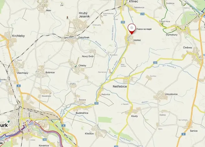 Prodej pozemku pro bydlení, Vestec, 5392 m2