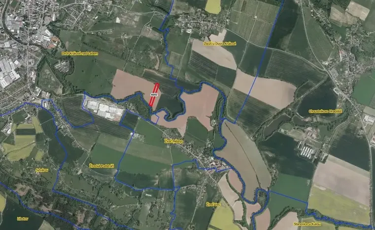 Prodej podílu pole, Dvůr Králové nad Labem, 675 m2