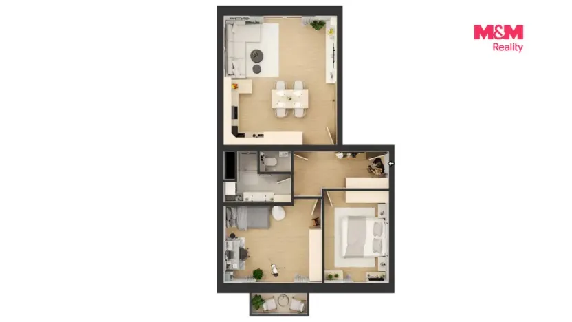 Prodej bytu 3+kk, Čestice, 75 m2