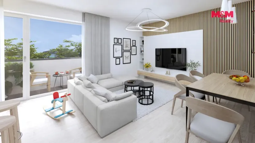 Prodej bytu 1+kk, Čestice, 50 m2