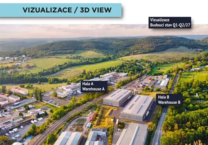 Pronájem výrobních prostor, Písek, 7000 m2