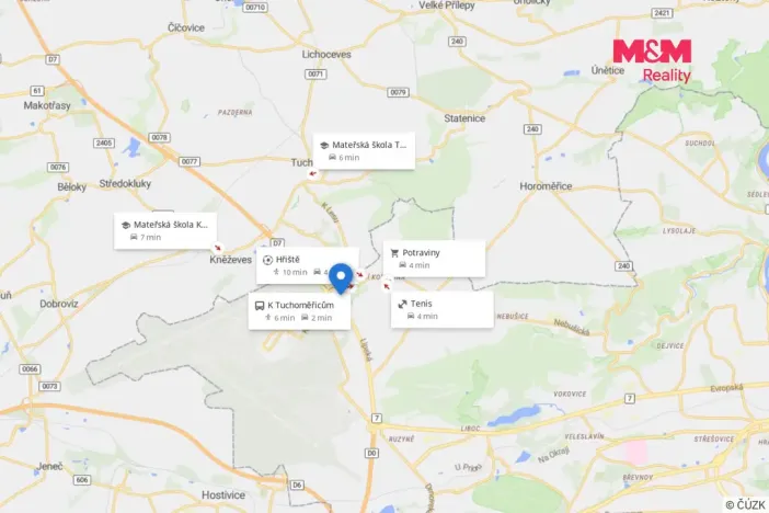 Prodej pozemku pro bydlení, Praha - Přední Kopanina, 619 m2