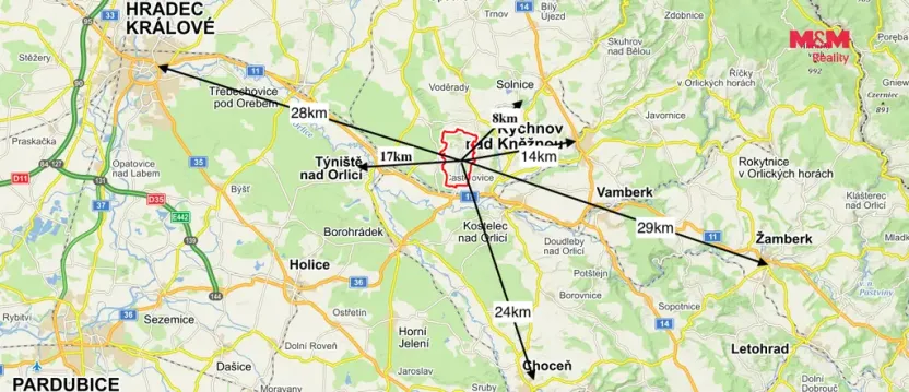 Prodej obchodního prostoru, Častolovice, Komenského, 154 m2